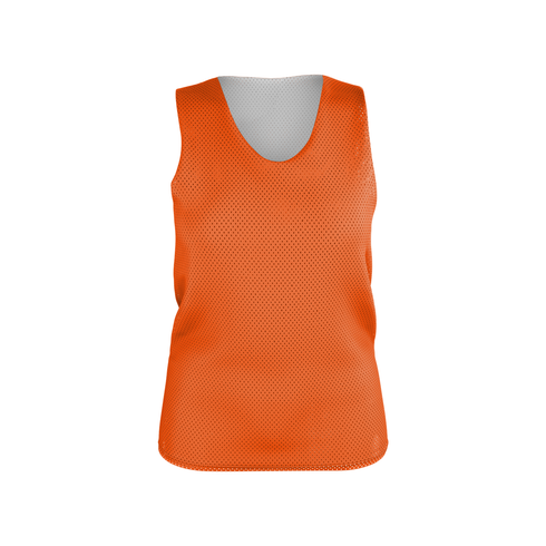 Badger Sport Womens Reversible Mesh Tank, Sizes 2XL-4XL (A00134-029708), Color 'Burnt Orange/White'